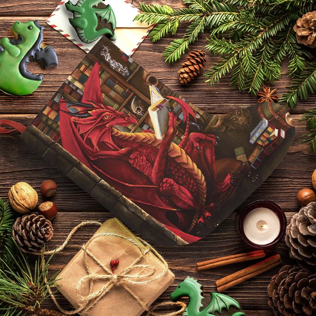 Dragon Podcast Library Large Christmas Stocking (Creator Uploaded)