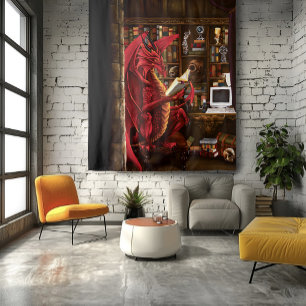 Dragon Podcast Library Tapestry