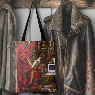 Dragon Podcast Library  Tote Bag
