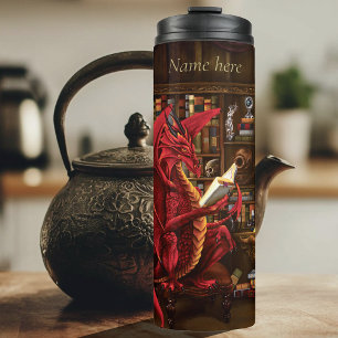Dragon Podcasting Library Thermal Tumbler