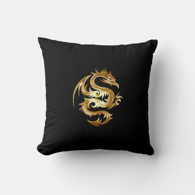 Dragon Polyester Throw Pillow 41x41 (Front)