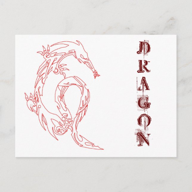 DRAGON POSTCARD (Front)