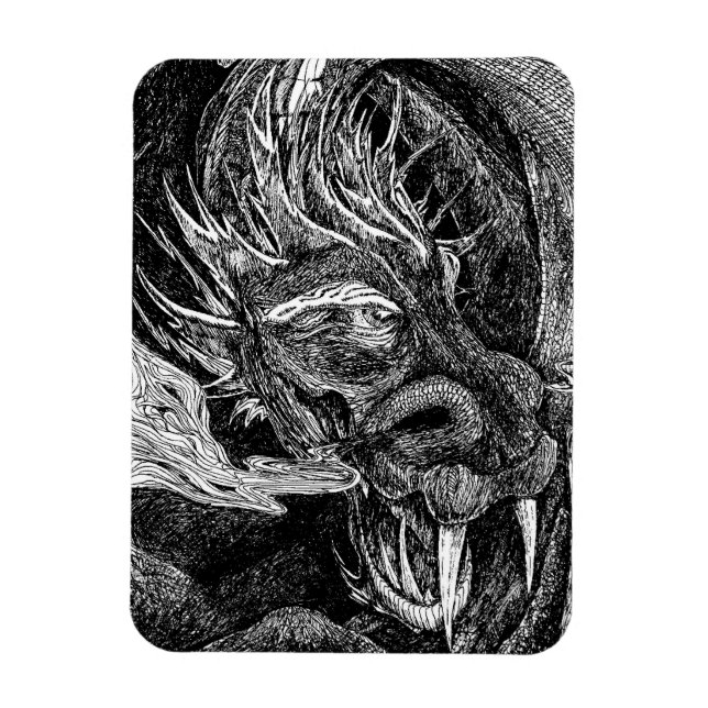 Dragon premium magnet (Vertical)