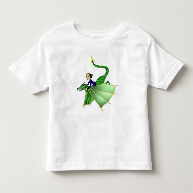 Dragon Princess T-shirt, 2T-4T Toddler T-Shirt (Front)
