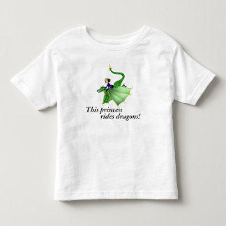 Dragon Princess Toddler Shirt, with words, 2T-4T T-Shirt