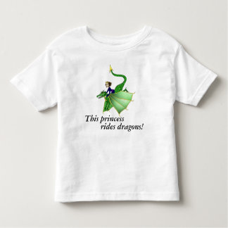 Dragon Princess Toddler Shirt, with words, 2T-4T Toddler T-Shirt