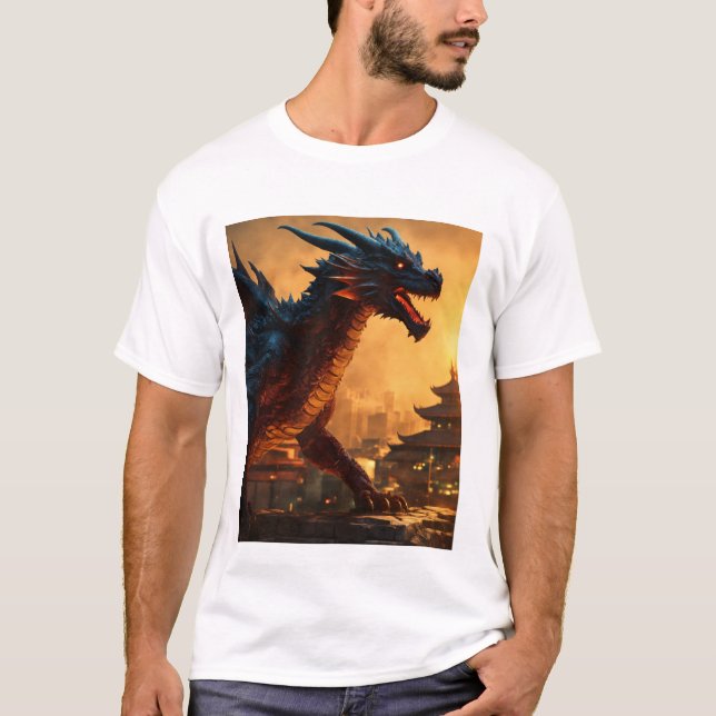 Dragon Printed Tshirt (Front)