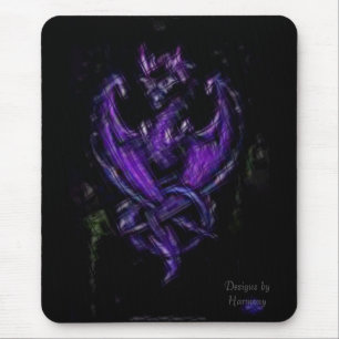 Dragon purple mousepad