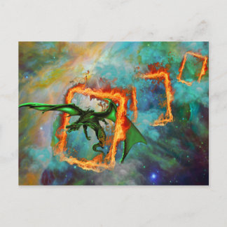 Dragon Race Postcard