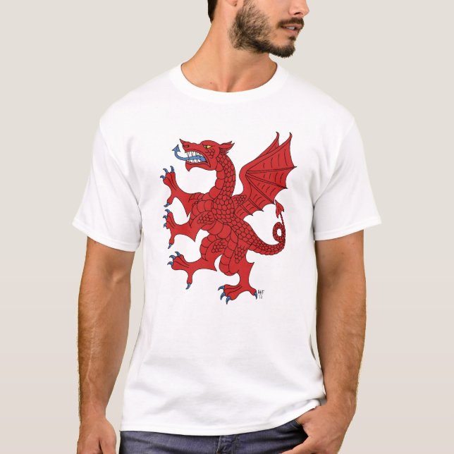 Dragon Rampant Gules T-Shirt (Front)