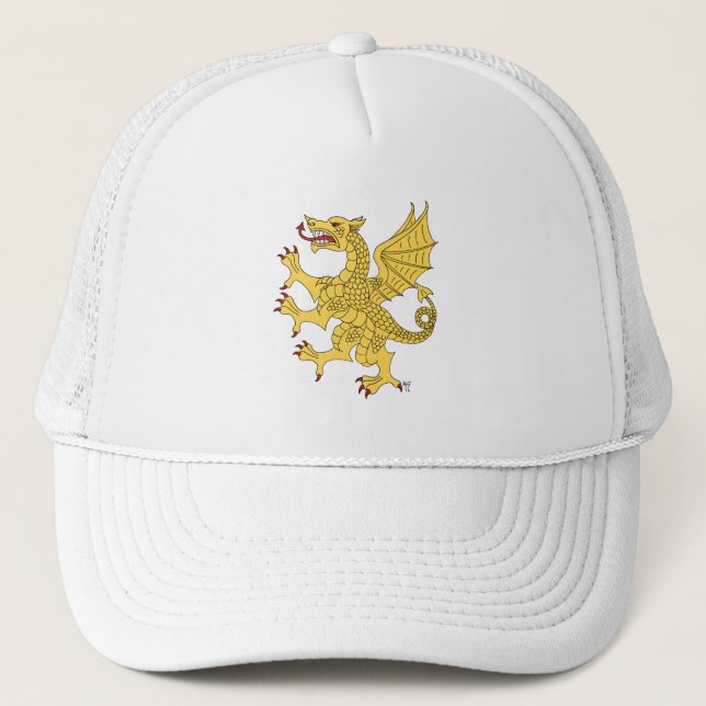 Dragon Rampant Or Trucker Hat (Front)