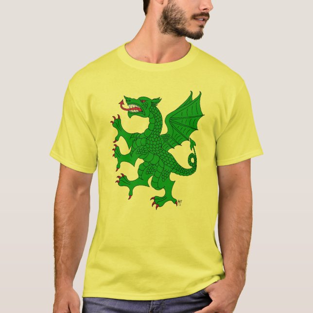 Dragon Rampant Vert T-Shirt (Front)