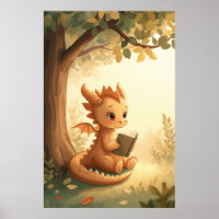 Dragon Reading Nursery Fantasy Storybook Children