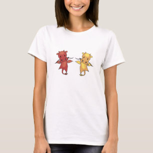 Dragon Red And Yellow Dragon Fairy Tale Fantasy T-Shirt