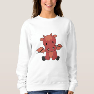 Dragon Red Fairy Tale Fantasy Cute Animals Sweatshirt