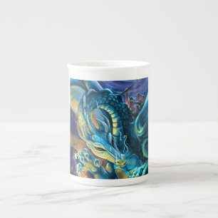 Dragon Rider and Sorcerer Bone China Mug
