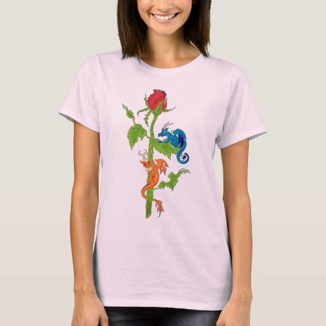 Dragon Rose ladies strap shirt (Front)