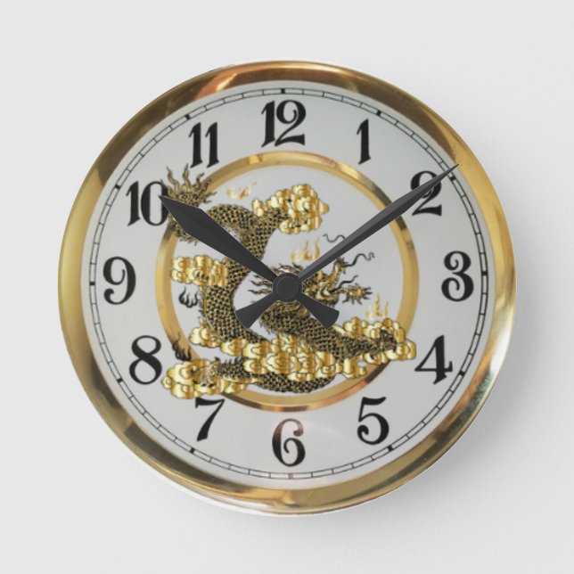 Dragon Round Clock (Front)
