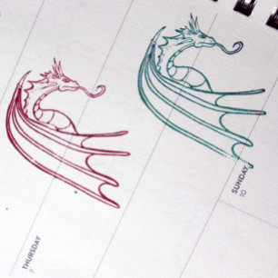 Dragon Rubber Stamp