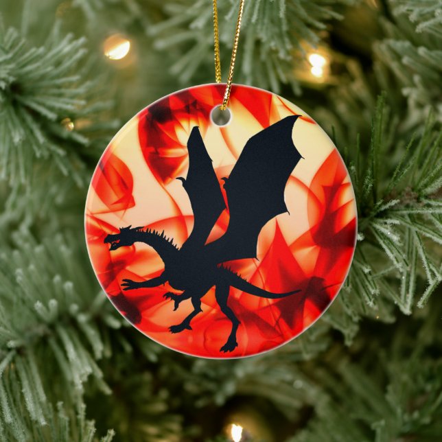 Dragon’s Embrace Holiday Ornament (Tree)