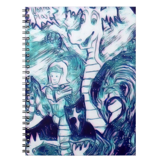 Dragon’s Play: A Knight's Imaginative Adventure Notebook (Front)