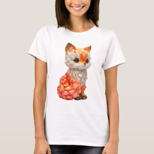 Dragon Scale Mythical Orange Fox Forest Women T-Shirt