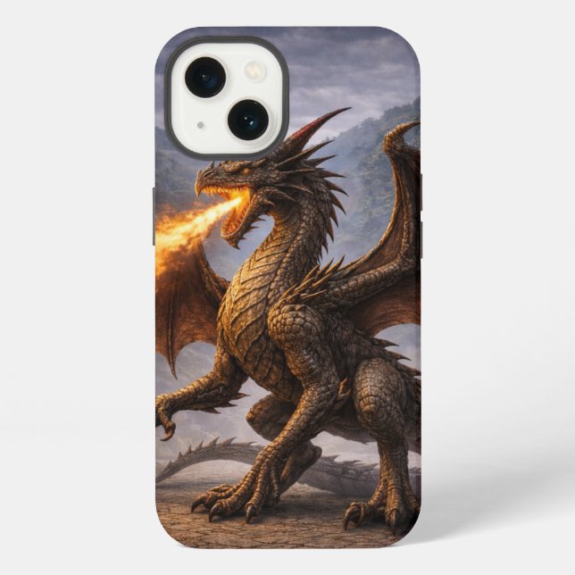 Dragon Scale Pattern Phone Case (Back)