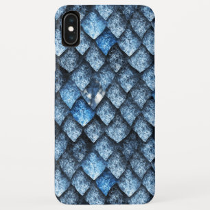 Dragon scales / blue gems Case-Mate iPhone case
