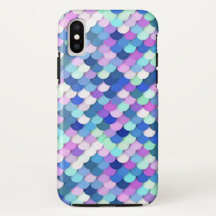 "Dragon Scales" - blue, orchid and lavender Case-Mate iPhone Case