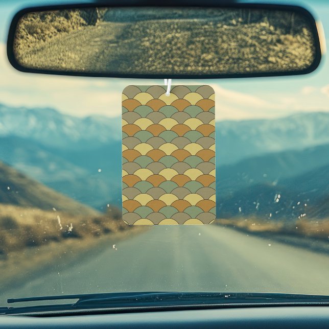 Dragon Scales, Fans, Waves, Seigaiha, Camouflage Car Air Freshener (Creator Uploaded)