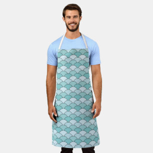 Dragon Scales, Fans, Waves, Seigaiha, Orange Apron