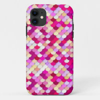 "Dragon Scales" - magenta, pink and gold