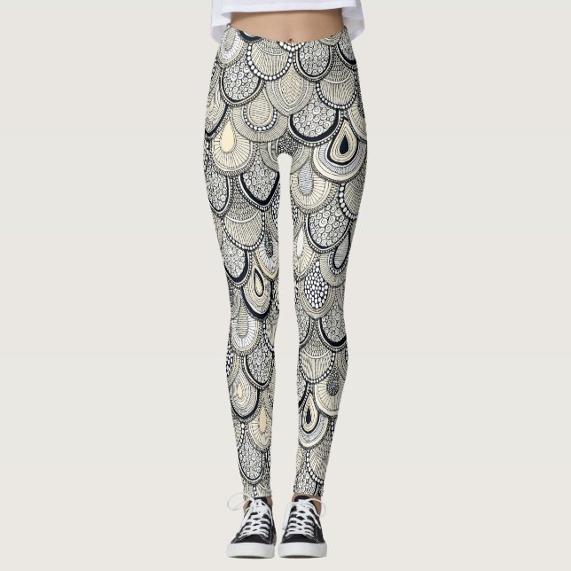 dragon scales mono leggings (Front)