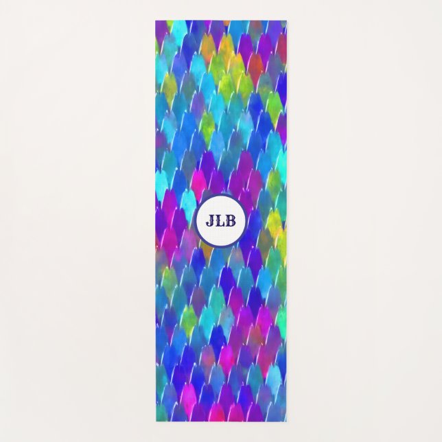 Dragon Scales Yoga Mat (Front)