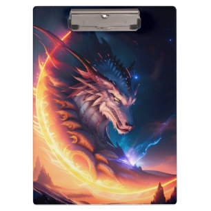 Dragon Scape Fire Night Clipboard