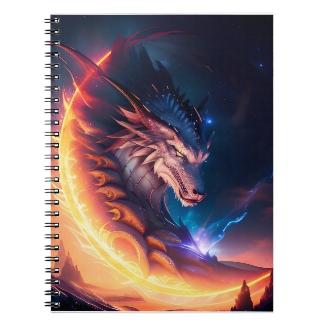 Dragon Scape Fire Night Notebook (Front)