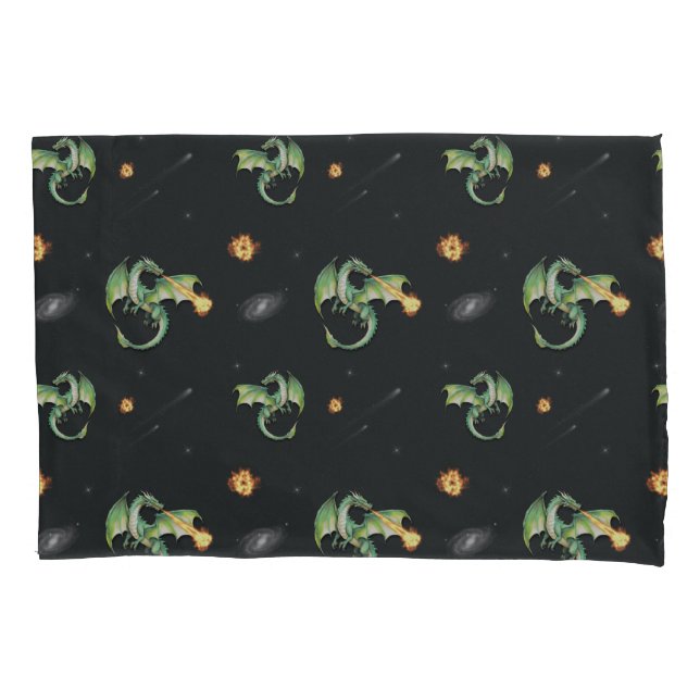 Dragon Seamless Pattern  Pillowcase (Front)