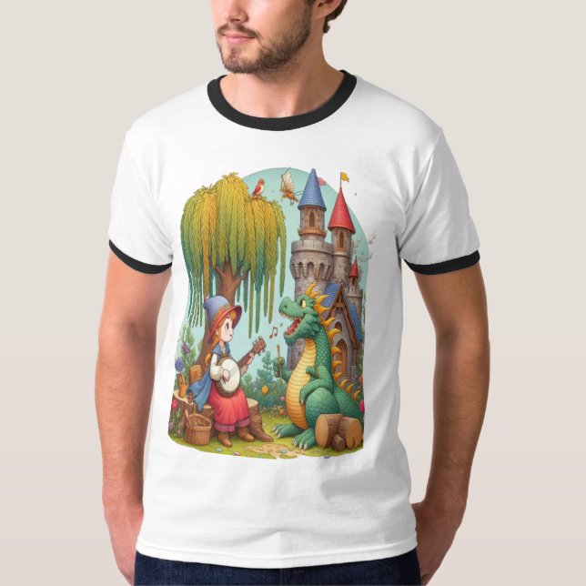 Dragon Serenade By A Mystical princess T-Shirt (Front)