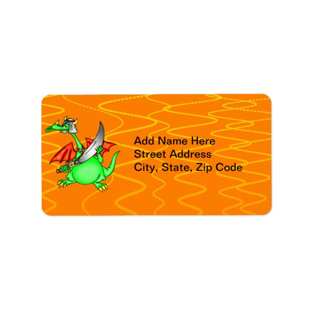 Dragon Sheik Label (Front)