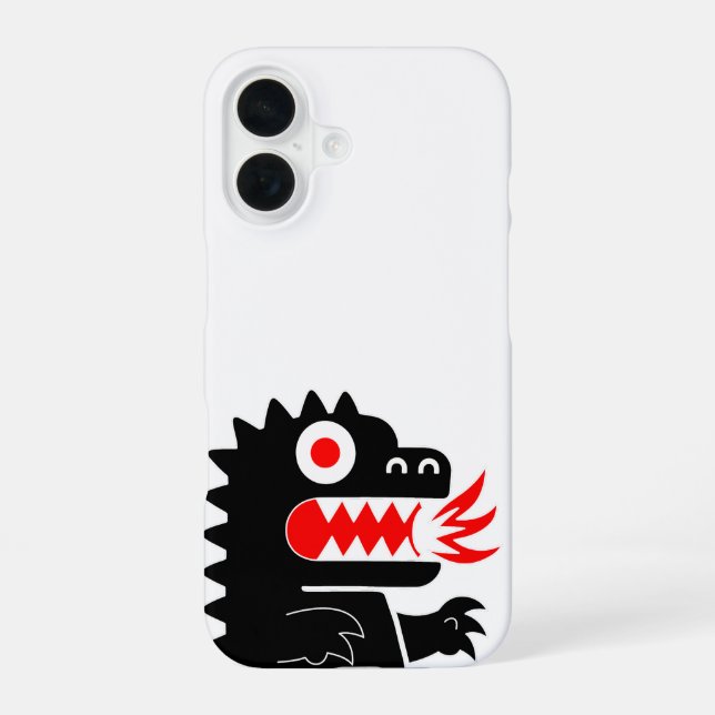 dragon shell iPhone 16 case (Back)