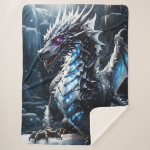 Dragon sherpa blanket