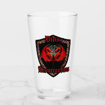 Dragon Shield Glass Tumbler