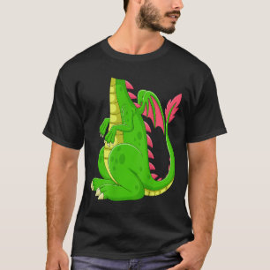 Dragon Shirt Adult Men Women Kids Green Dragon Cos
