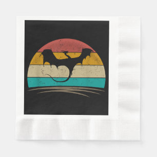 Dragon Shirt Retro Vintage Dragon Mythical Creatur Napkin