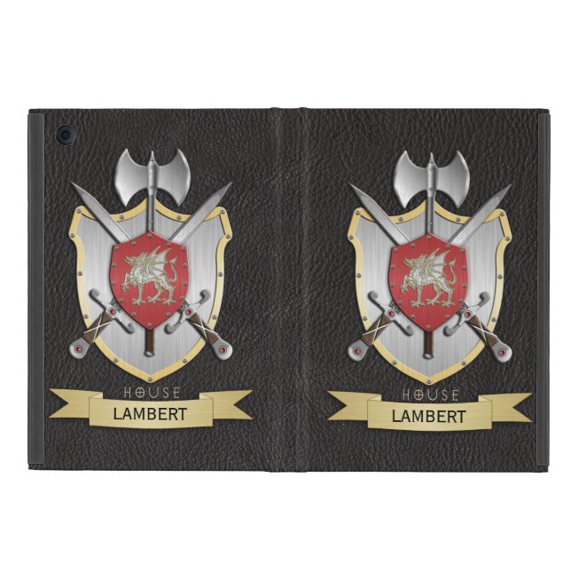 Dragon Sigil Battle Crest Black Cover For iPad Mini (Outside)