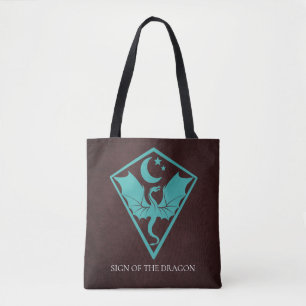 Dragon Sigil with Custom Text Tote Bag