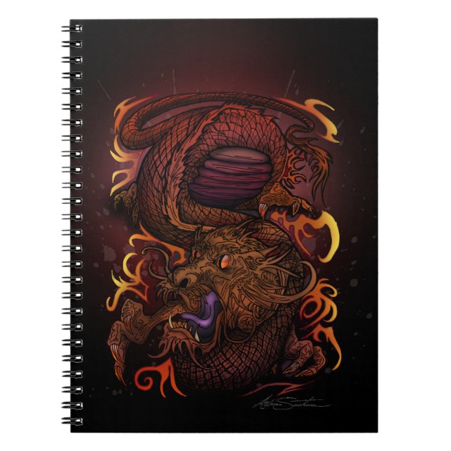 Dragon (Signature Design) Spiral Notebook (Front)