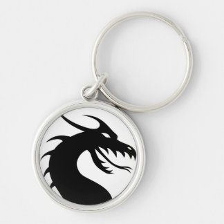 Dragon Silhouette Keychain