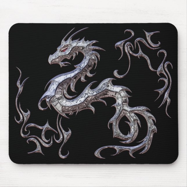 dragon simbolo mouse pad (Front)