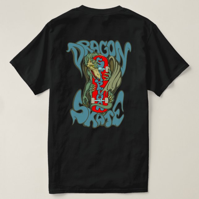 Dragon skate T-Shirt (Design Back)
